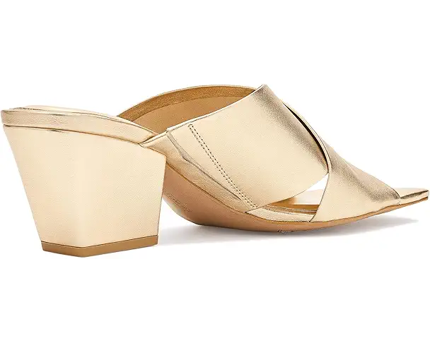 Supply Lab Vince Camuto Kespa Cross Band Mule Sandals Women's Egyptian Gold