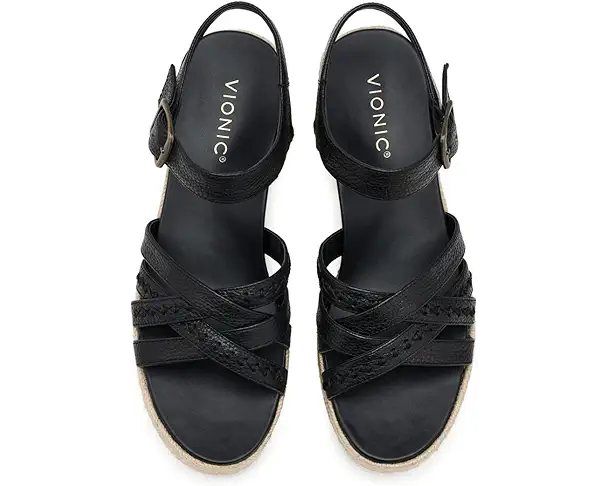 Supply Lab VIONIC Dana Women's Black Tumbled Leather