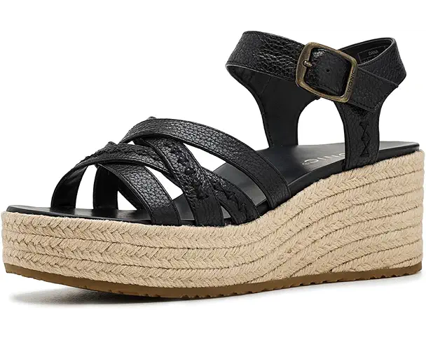 supply lab VIONIC Dana Women's Black Tumbled Leather