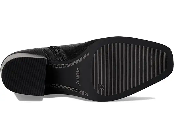 Supply Lab VIONIC Vynn Zip Short Boots Women's Black Leather