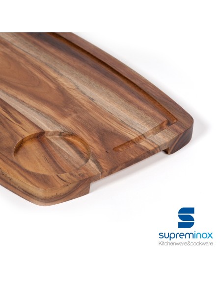 Suprem Inox Acacia Serving Board W/tray