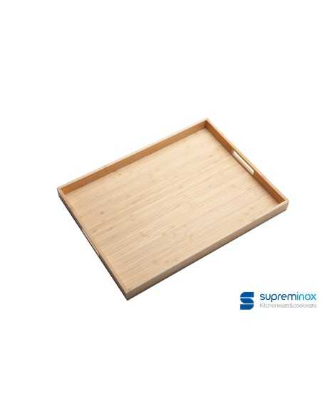 suprem inox Bandeja bambú oil 30*20*3