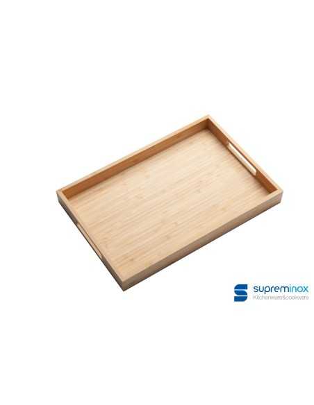 suprem inox Bandeja bambú oil 40*30*3