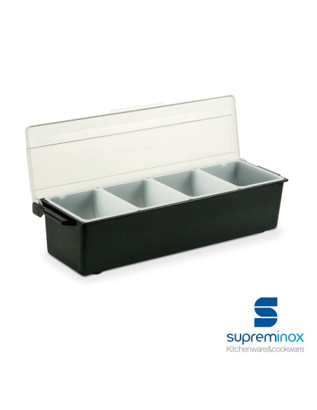suprem inox bar condiment holder