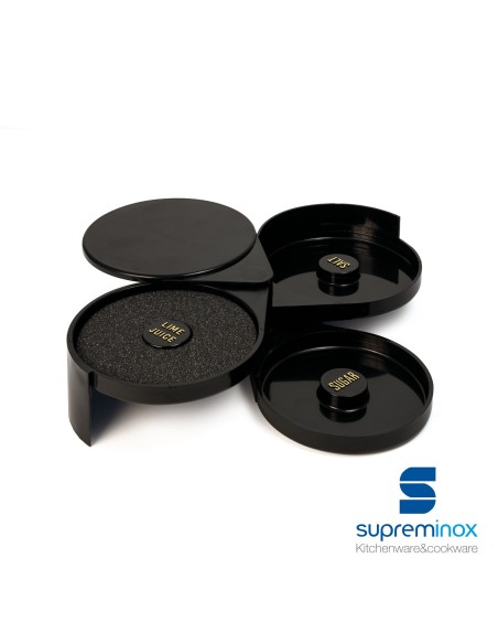 Suprem Inox Cocktail Glass Rimmer