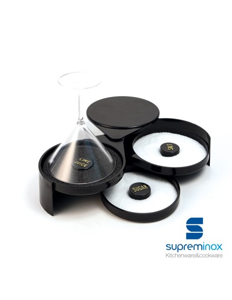 suprem inox cocktail glass rimmer