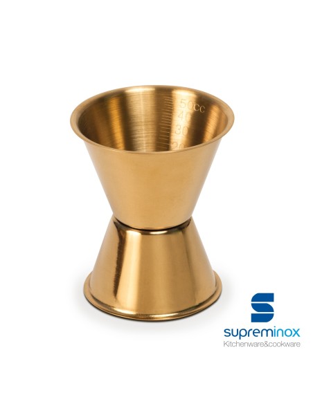 suprem inox golden double jigger luxe