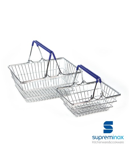 suprem inox mini shopping basket