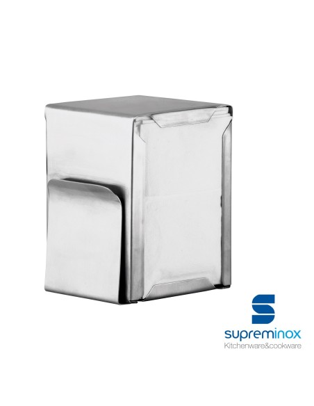 suprem inox napkin holder with menu