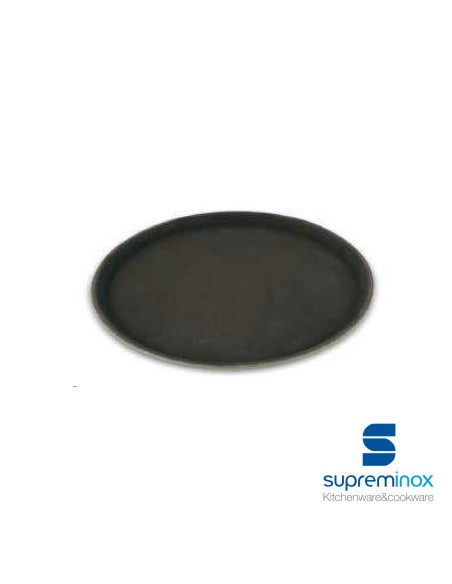 suprem inox oval non-slip fiber glass tray