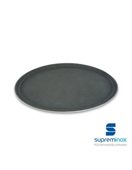 suprem inox oval non-slip tray