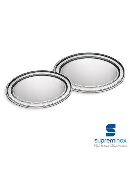 suprem inox oval serving tray