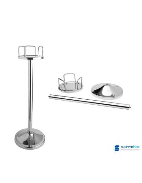 suprem inox Pie de champañera asas alto desm