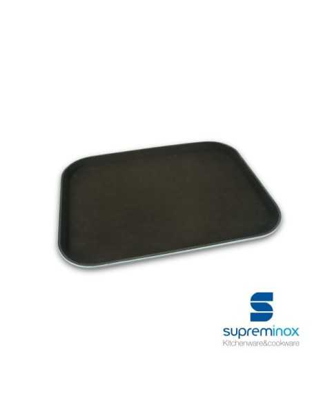 suprem inox rectangular non-slip fiber glass tray