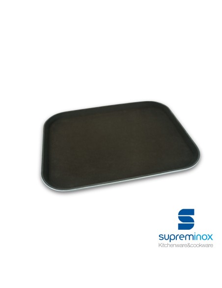 suprem inox rectangular non-slip fiber glass tray