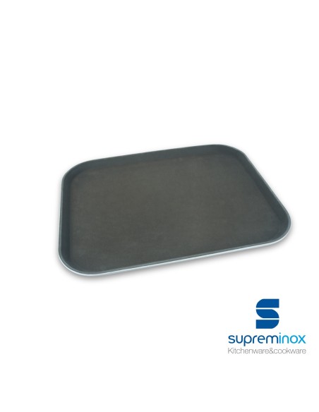 suprem inox rectangular non-slip tray