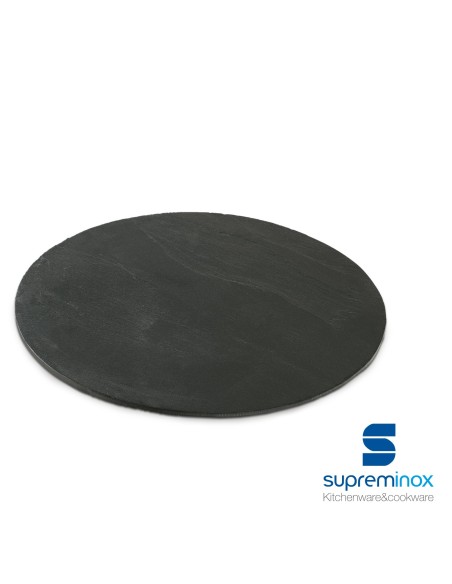 suprem inox round natural slate
