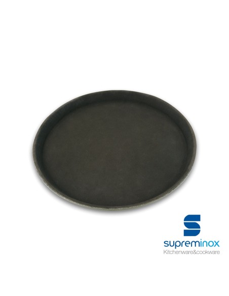 suprem inox round non-slip fiber glass tray