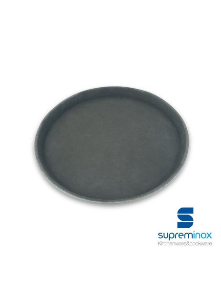 suprem inox round non-slip tray