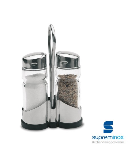suprem inox salt and pepper set 2 pieces
