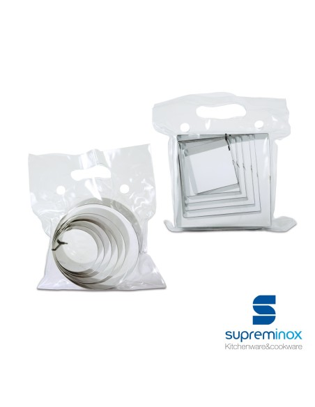 Suprem Inox Set Round Food Ring Molds - Pack 6 U