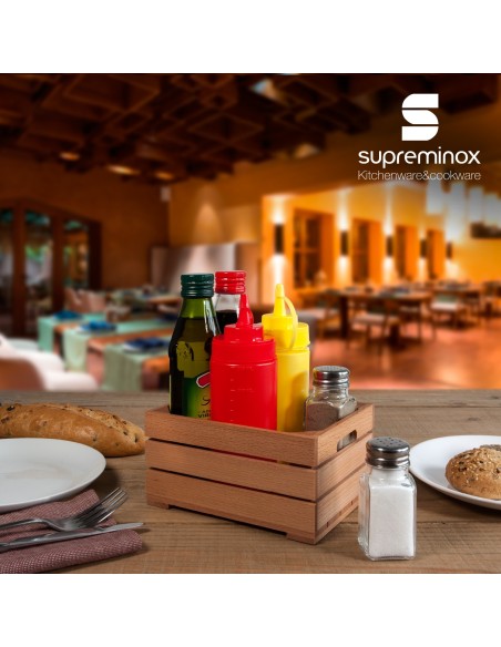 Suprem Inox Small Wooden Fruit Box