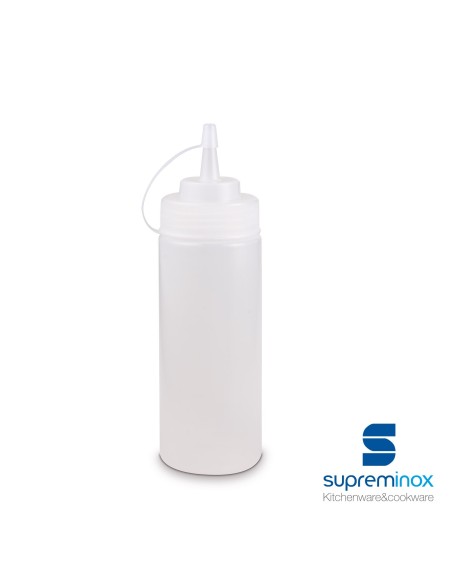 suprem inox squeezy bottle transparent