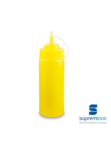 suprem inox squeezy sauce bottle yellow