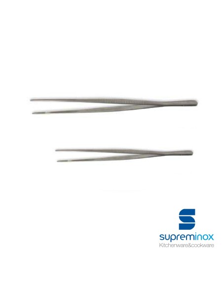 suprem inox straight precision tongs