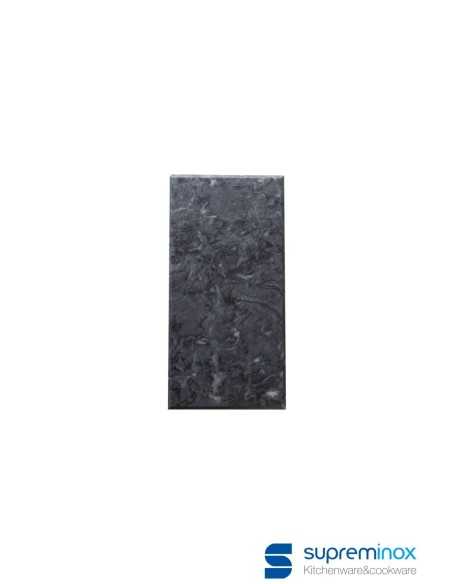 suprem inox Tabla marmol negro rect. 20X10X1 cm