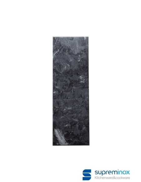 suprem inox Tabla marmol negro rect. 30X10X1 cm