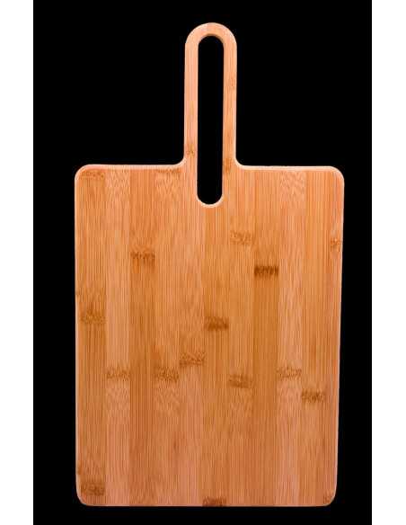 suprem inox Tabla De Corte Bambu Con Asa 44X24X1 5 Cm 12un