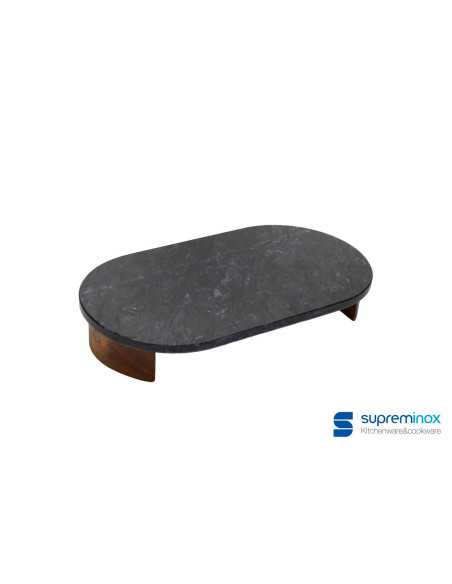 suprem inox Tabla Stand Rec.De Marmol Negro 30X16'5X5Cm 8un