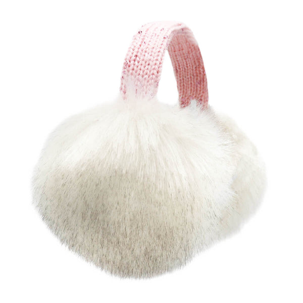 surell Children's Faux Fox Fur Earmuff with Bling Band