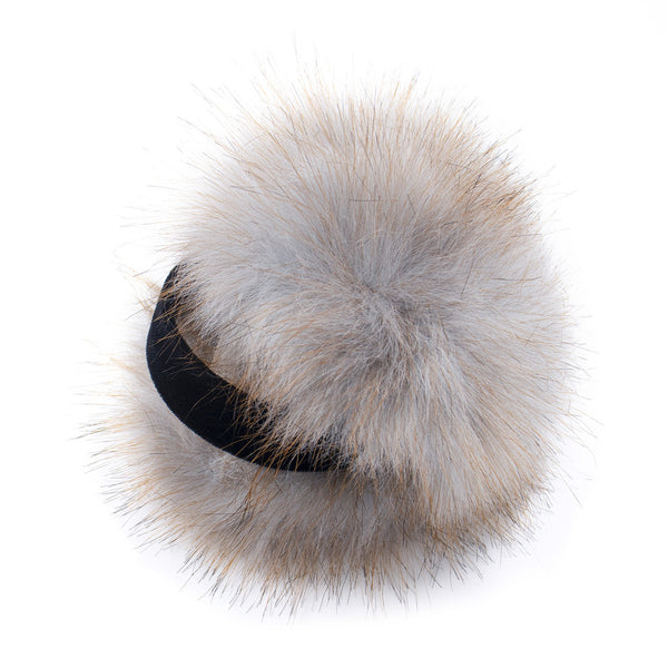 Surell Children's Faux Fox Fur Earmuffs With Velvet Band
