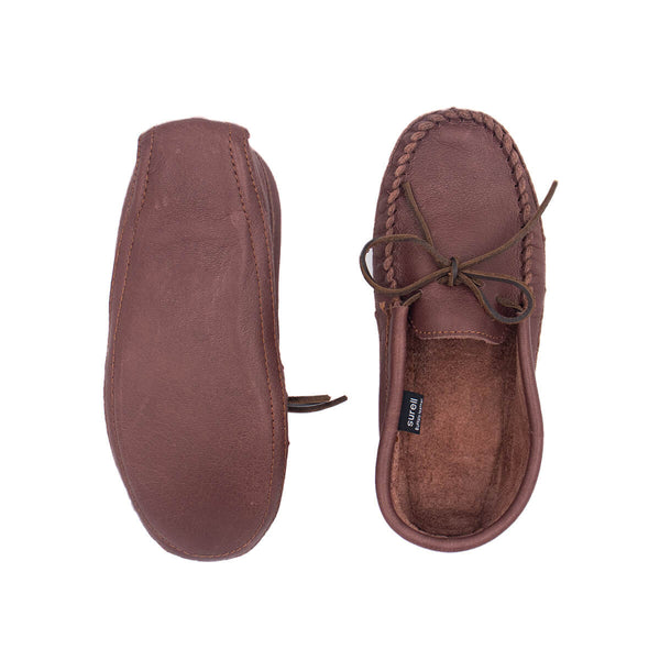 Surell Buffalo Leather Moccasins