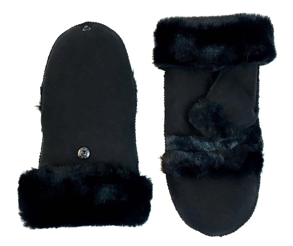surell Children's Faux Shearling Flip Top Mittens