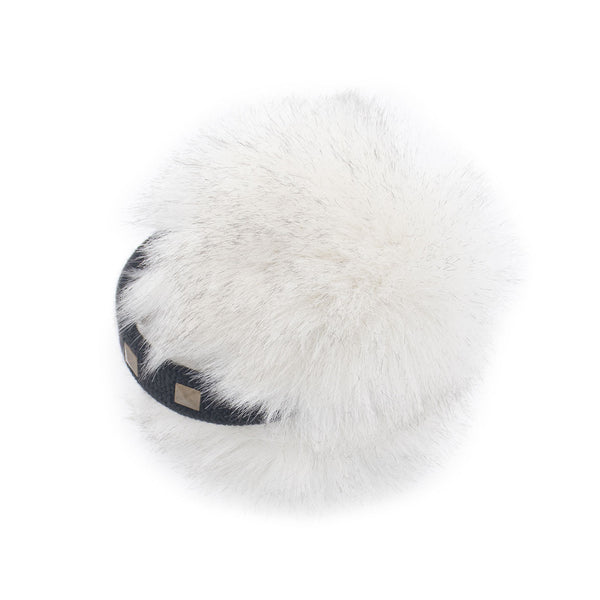 Surell Faux Fox Fur Earmuffs With Studded Band