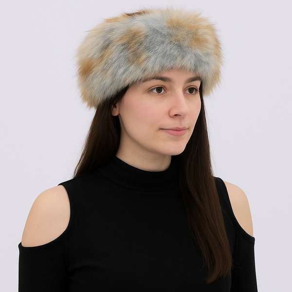 Surell Faux Fox Fur Headband/Scarf