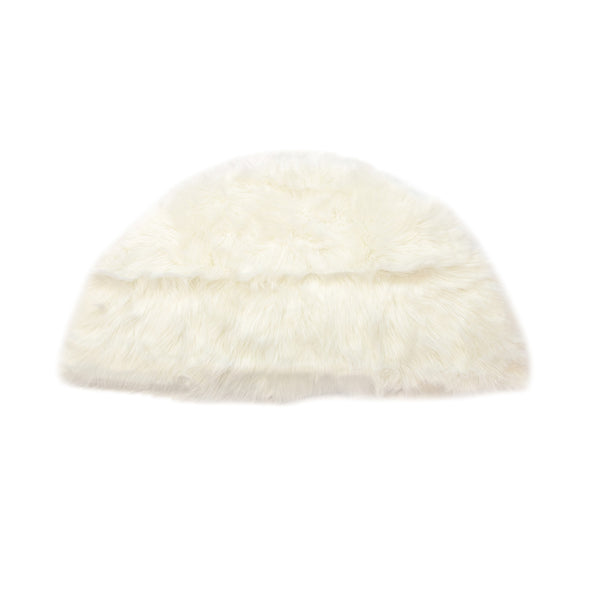 Surell Faux Fur Half-Circle Rug