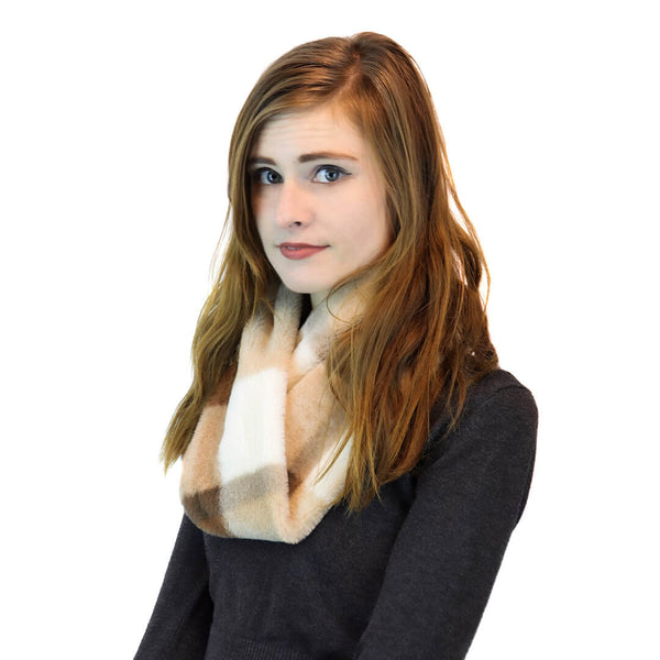 Surell Faux Fur Infinity Neck Loop