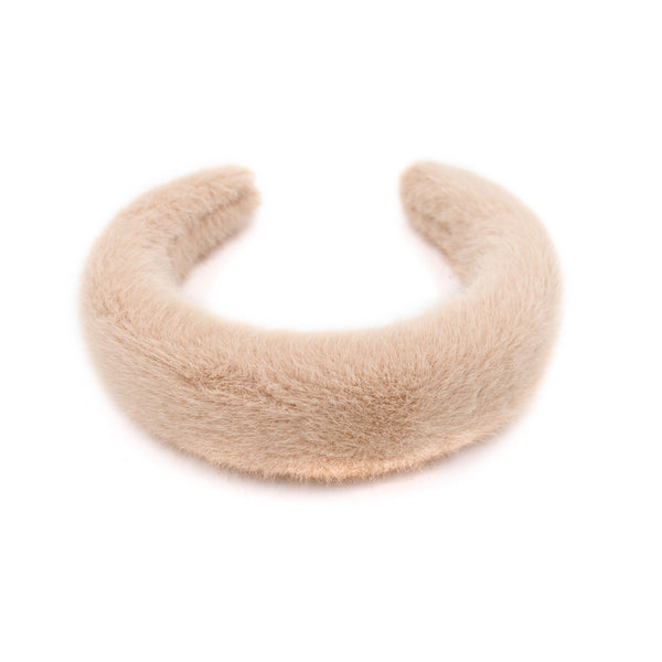 surell Faux Mink Fur Hairband
