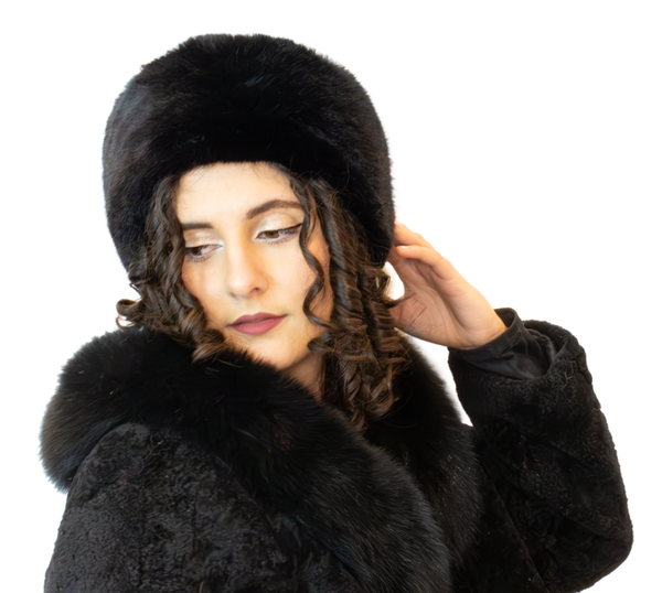 Surell Faux Mink Headband/Scarf