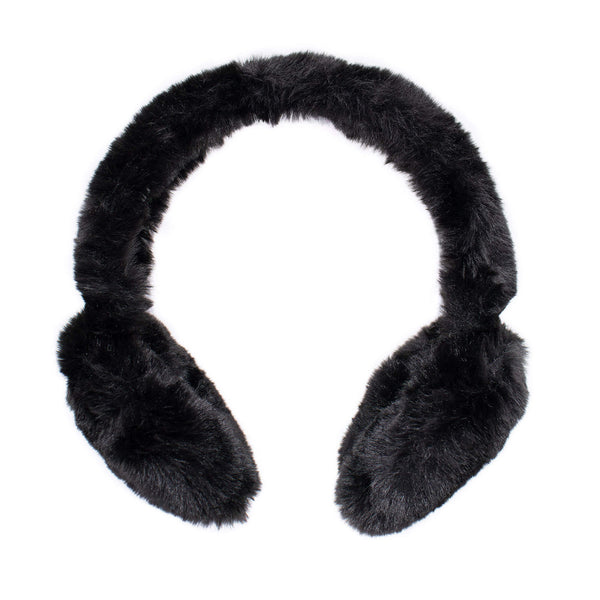 Surell Faux Rex Rabbit Earmuffs With Halo Band