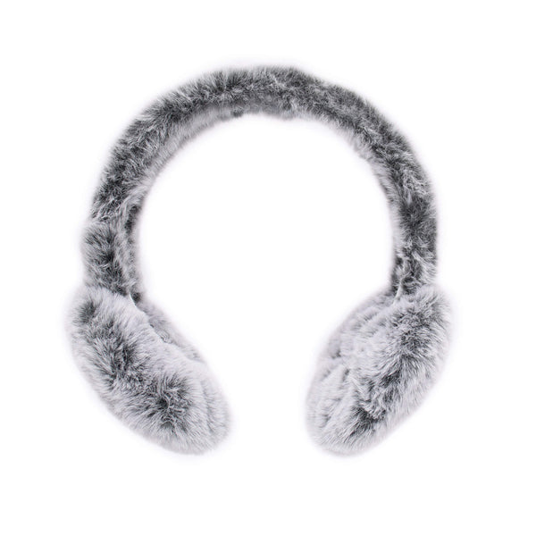 surell Faux Rex Rabbit Earmuffs with Halo Band