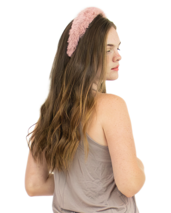 Surell Faux Rex Rabbit Fur Hairband