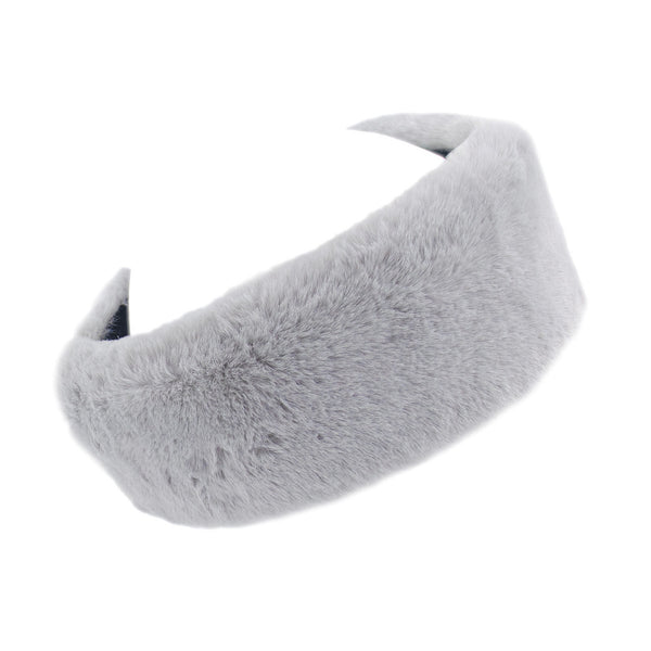 Surell Faux Rex Rabbit Fur Headband/Scarf