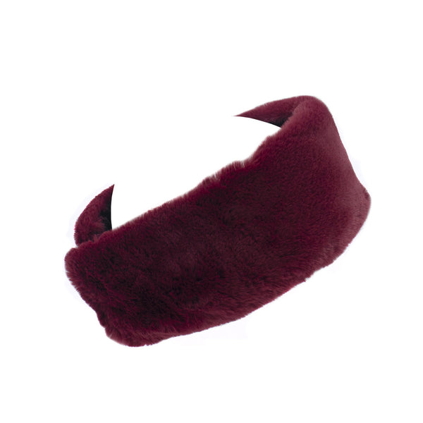 surell Faux Rex Rabbit Fur Headband/Scarf