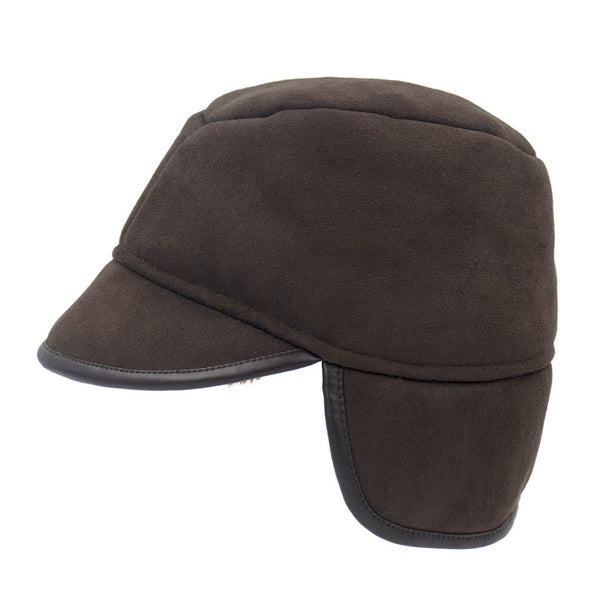 Surell Faux Shearling Cabbie Hat