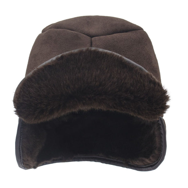 Surell Faux Shearling Cabbie Hat